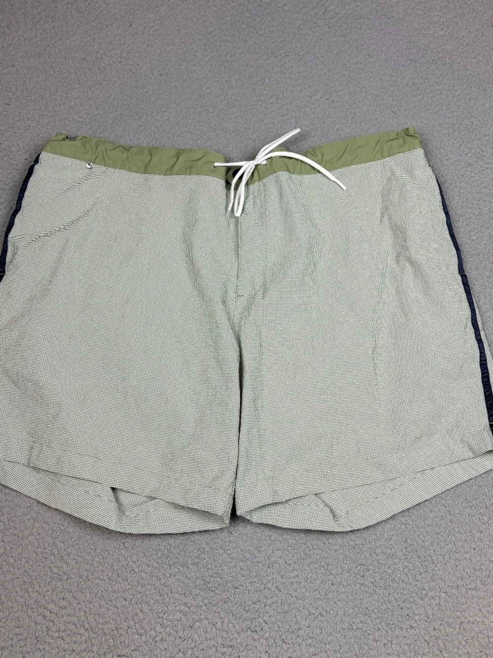 Vineyard Vines Swim Trunks Mens XXL Green Lined Textured Drawstring Swim Beach